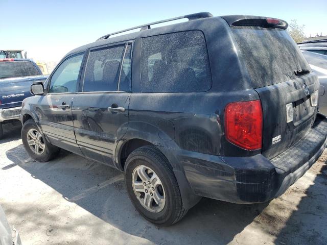 2HKYF18583H603129 - 2003 HONDA PILOT EXL BLACK photo 2