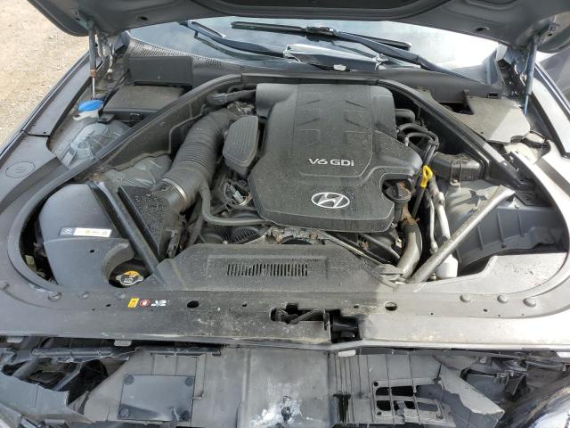 KMHGN4JE0FU069480 - 2015 HYUNDAI GENESIS 3.8L GRAY photo 11