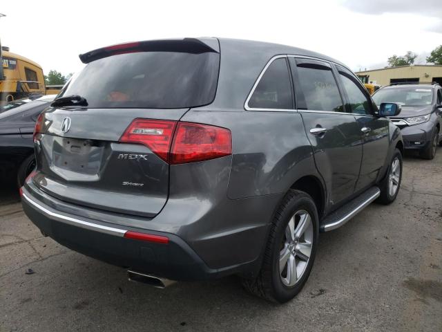 2HNYD2H63BH543945 - 2011 ACURA MDX TECHNOLOGY SILVER photo 4