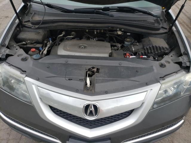 2HNYD2H63BH543945 - 2011 ACURA MDX TECHNOLOGY SILVER photo 7