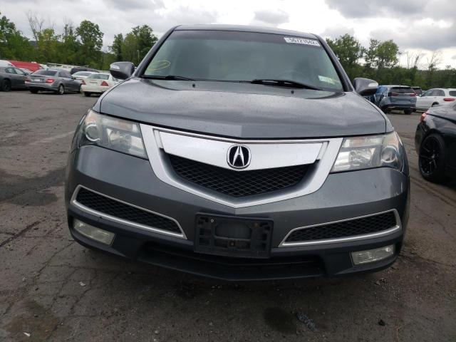 2HNYD2H63BH543945 - 2011 ACURA MDX TECHNOLOGY SILVER photo 9