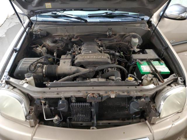 5TBBT44175S469884 - 2005 TOYOTA TUNDRA ACCESS CAB SR5 BEIGE photo 11