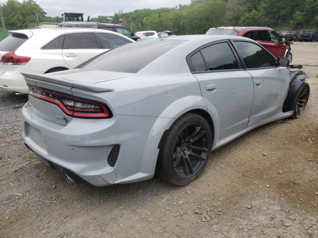 2C3CDXL94NH104308 - 2022 DODGE CHARGER SRT HELLCAT GRAY photo 3