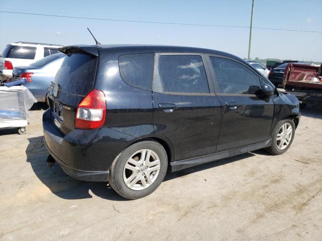 JHMGD38667S002992 - 2007 HONDA FIT S 黑色 照片 3