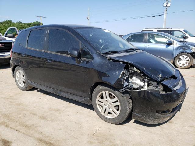 JHMGD38667S002992 - 2007 HONDA FIT S 黑色 照片 4