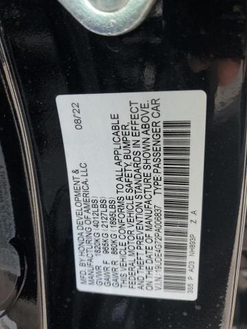 19UDE4G72PA006837 - 2023 ACURA INTEGRA A-SPEC TECH BLACK photo 12