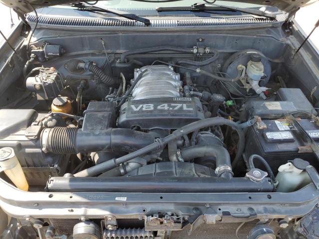 5TBRT34163S421878 - 2003 TOYOTA TUNDRA ACCESS CAB SR5 GRAY photo 11