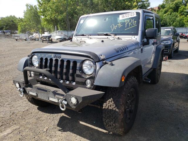 1C4AJWAG5FL763588 - 2015 JEEP WRANGLER SPORT SILVER photo 1