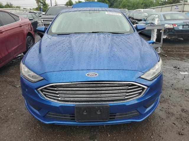 3FA6P0UU2HR300644 - 2017 FORD FUSION S HYBRID BLUE photo 5