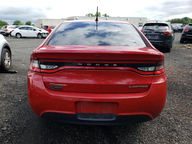 1C3CDFCA0DD184903 - 2013 DODGE DART LIMITED RED photo 6