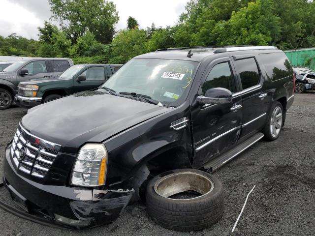 1GYUKHEFXAR174589 - 2010 CADILLAC ESCALADE ESV LUXURY BLACK photo 1