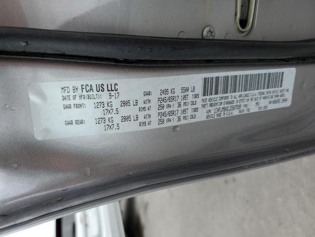 1C4PJMBX2JD507599 - 2018 JEEP CHEROKEE TRAILHAWK ვერცხლისფერი ფოტო 13