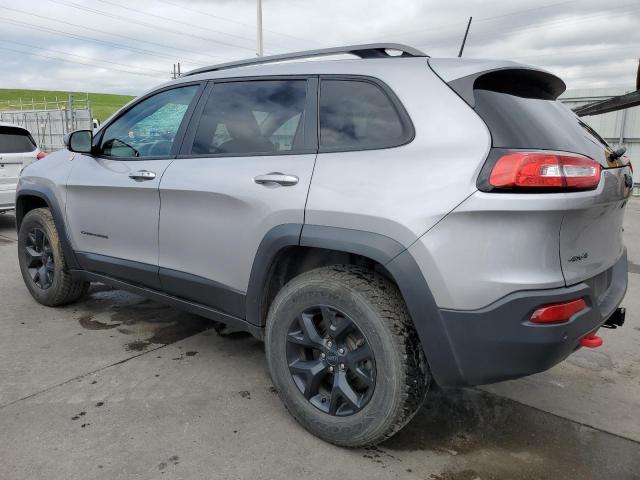 1C4PJMBX2JD507599 - 2018 JEEP CHEROKEE TRAILHAWK ვერცხლისფერი ფოტო 2