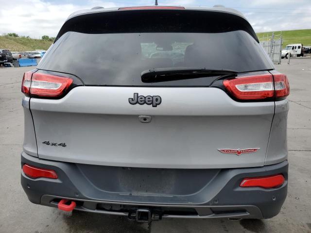 1C4PJMBX2JD507599 - 2018 JEEP CHEROKEE TRAILHAWK ვერცხლისფერი ფოტო 6