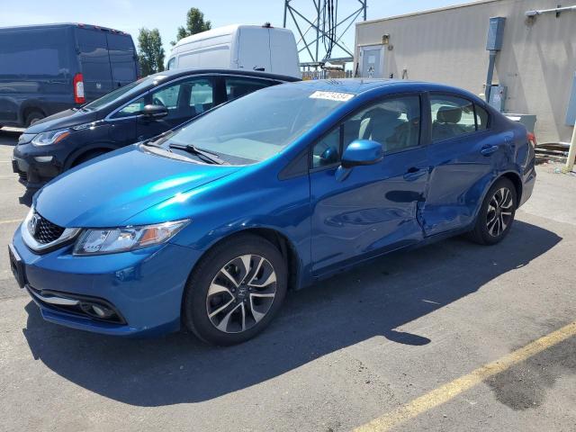 2HGFB2F94DH540797 - 2013 HONDA CIVIC EXL 蓝色 照片 1