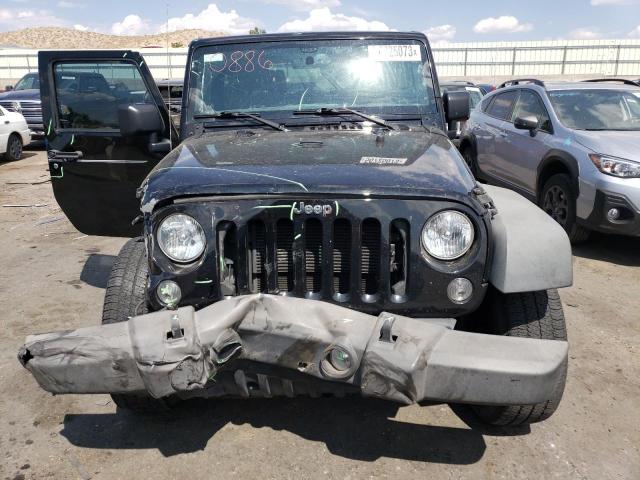 1C4AJWAG8GL273759 - 2016 JEEP WRANGLER SPORT BLACK photo 5