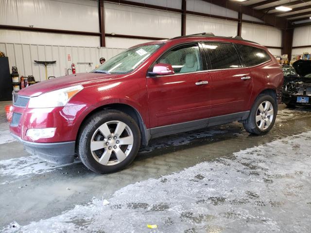 1GNKRJED8BJ305296 - 2011 CHEVROLET TRAVERSE LT BURGUNDY photo 1