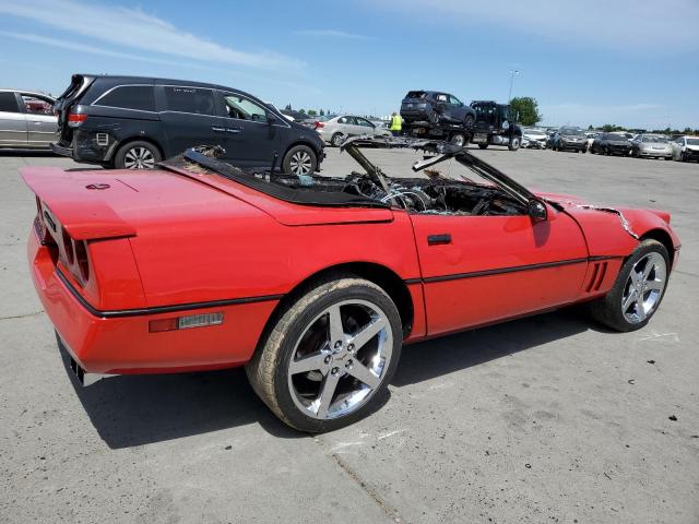 1G1YY3388L5103925 - 1990 CHEVROLET CORVETTE RED photo 3