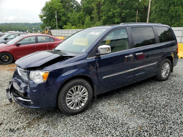 2C4RC1CG6FR572170 - 2015 CHRYSLER TOWN & COU TOURING L BLUE photo 1