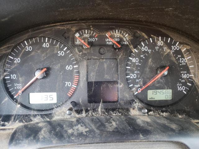 WVWBH63B31P012878 - 2001 VOLKSWAGEN PASSAT GLX Gümüş foto 9