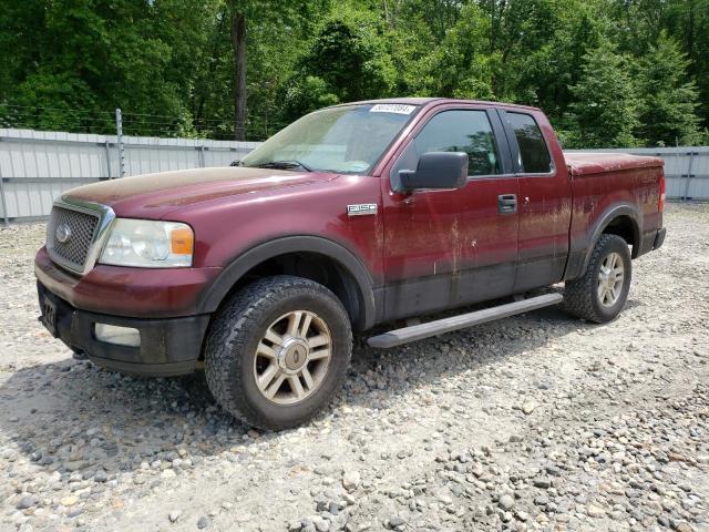 1FTPX14585KC66089 - 2005 FORD F-150 MAROON photo 1