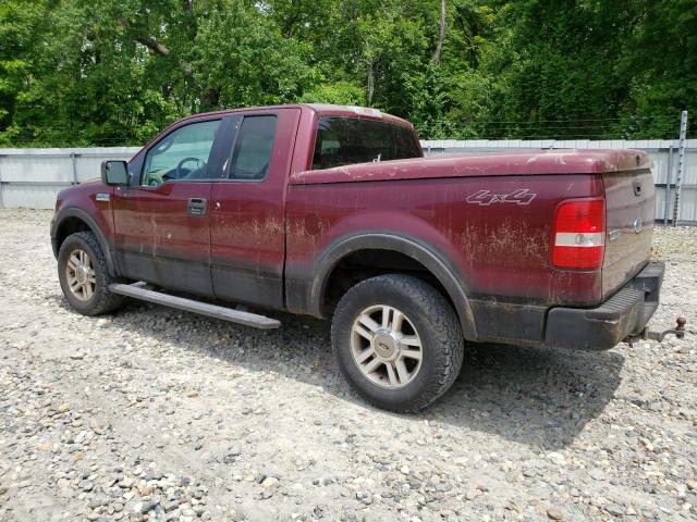 1FTPX14585KC66089 - 2005 FORD F-150 MAROON photo 2
