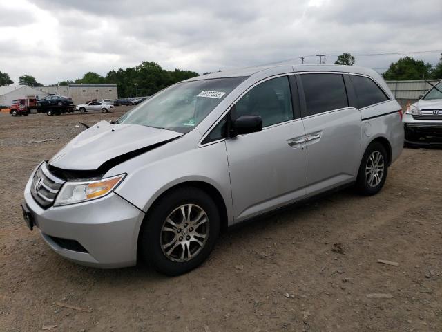 5FNRL5H41CB063214 - 2012 HONDA ODYSSEY EX SILVER photo 1