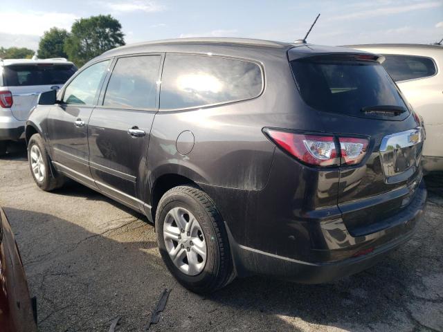 1GNKRFKD7FJ154331 - 2015 CHEVROLET TRAVERSE LS GRAY photo 2