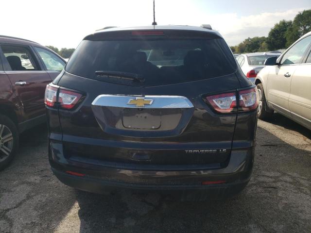 1GNKRFKD7FJ154331 - 2015 CHEVROLET TRAVERSE LS GRAY photo 6