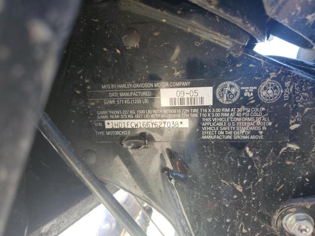 1HD1FCW166Y627038 - 2006 HARLEY-DAVIDSON FLHTCUI 蓝色 照片 9