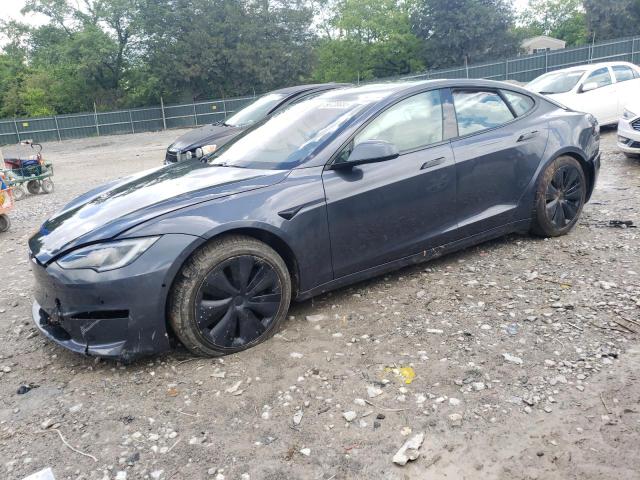 5YJSA1E57NF486931 - 2022 TESLA MODEL S Boz foto 1