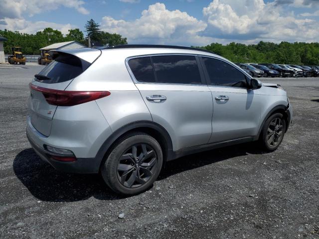 KNDP63AC8L7660516 - 2020 KIA SPORTAGE S SILVER photo 3