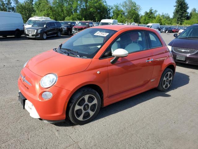 3C3CFFGEXDT604586 - 2013 FIAT 500 ELECTRIC ORANGE photo 1