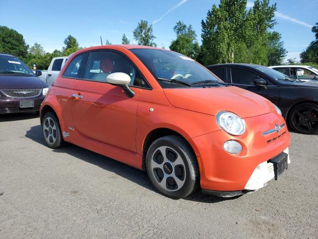 3C3CFFGEXDT604586 - 2013 FIAT 500 ELECTRIC ORANGE photo 4