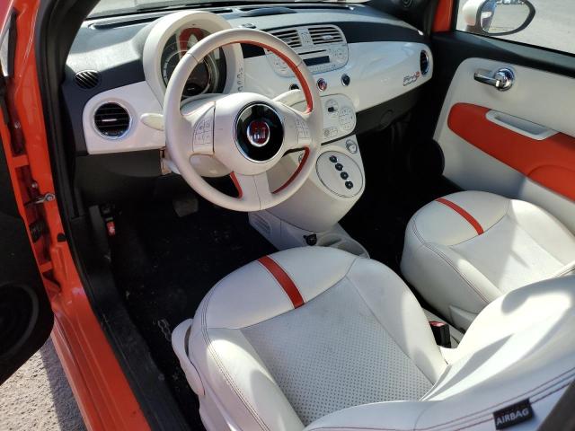 3C3CFFGEXDT604586 - 2013 FIAT 500 ELECTRIC ORANGE photo 8