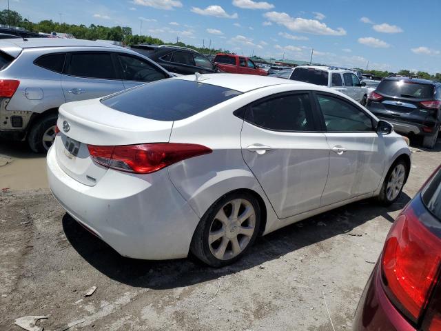 5NPDH4AE9CH100262 - 2012 HYUNDAI ELANTRA GLS WHITE photo 3