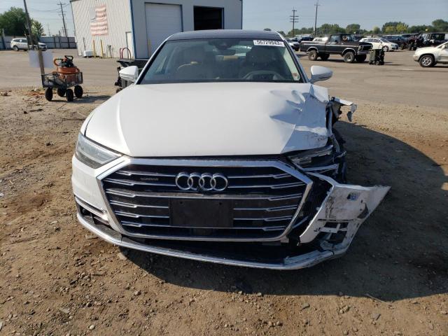 WAU8DAF88KN004987 - 2019 AUDI A8 L WHITE photo 5