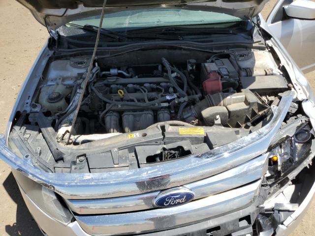 3FAHP0JA8CR201175 - 2012 FORD FUSION SEL SILVER photo 11