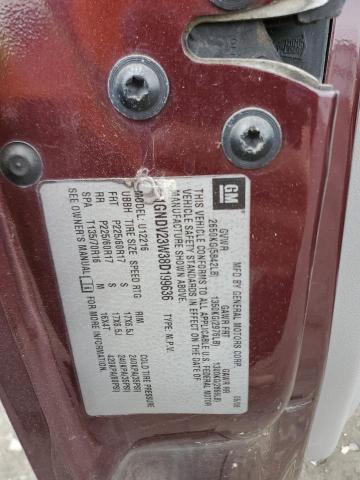 1GNDV23W38D199636 - 2008 CHEVROLET UPLANDER LS BURGUNDY photo 13