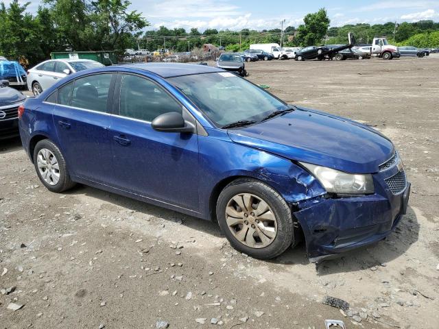 1G1PC5SH2C7270325 - 2012 CHEVROLET CRUZE LS BLUE photo 4