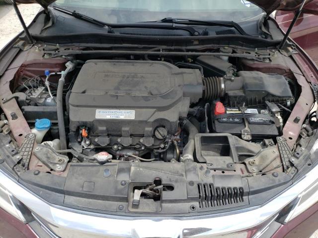 1HGCR3F94HA011150 - 2017 HONDA ACCORD TOURING BURGUNDY photo 11