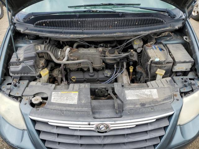 2C4GP44R55R402409 - 2005 CHRYSLER TOWN & COU LX BLUE photo 12