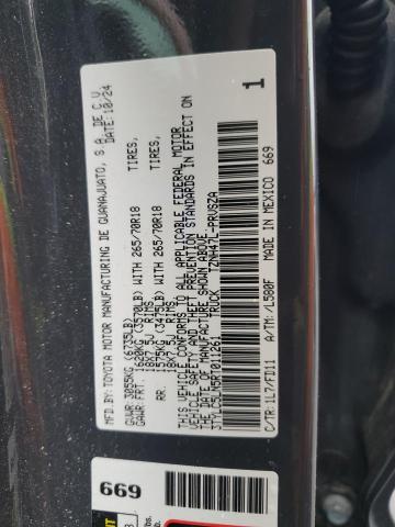 3TYLC5LN5RT011261 - 2024 TOYOTA TACOMA DOUBLE CAB رمادي صورة 12