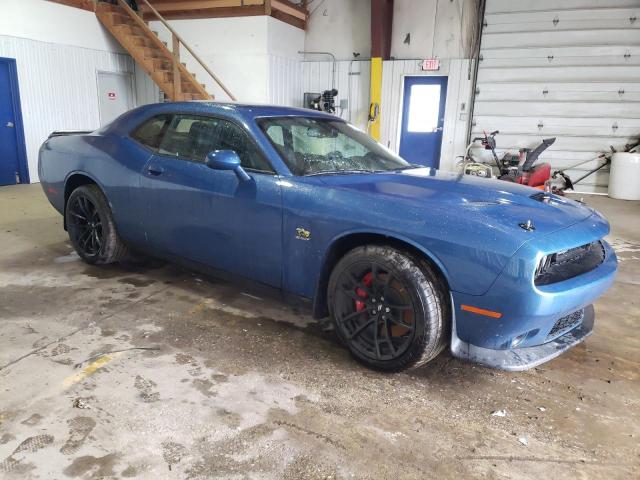 2C3CDZFJ8NH207474 - 2022 DODGE CHALLENGER R/T SCAT PACK BLUE photo 4