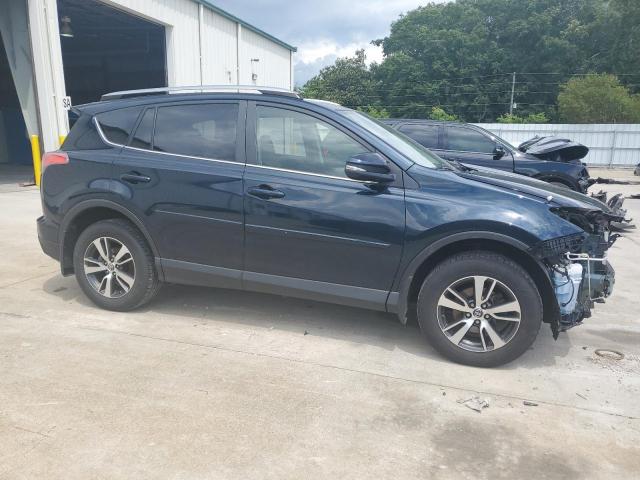 JTMRFREV3HJ707369 - 2017 TOYOTA RAV4 XLE BLUE photo 4