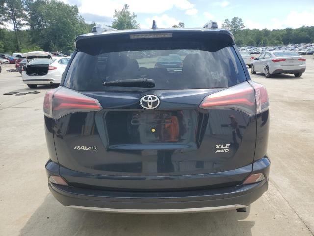 JTMRFREV3HJ707369 - 2017 TOYOTA RAV4 XLE BLUE photo 6