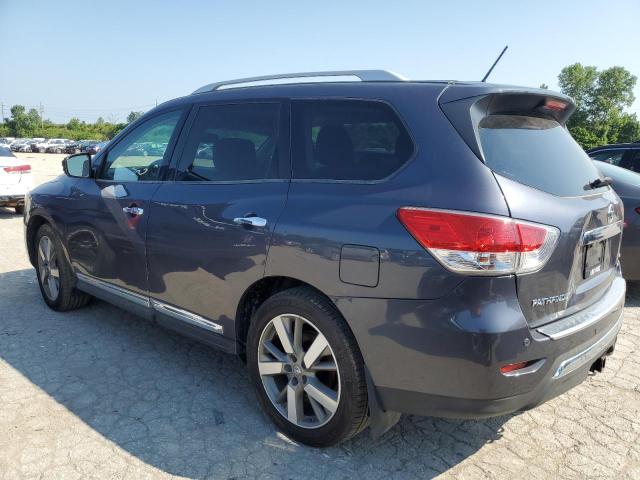 5N1AR2MM3EC684207 - 2014 NISSAN PATHFINDER S BLUE photo 2