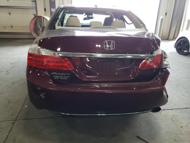 1HGCR2F85DA096270 - 2013 HONDA ACCORD EXL MAROON photo 6