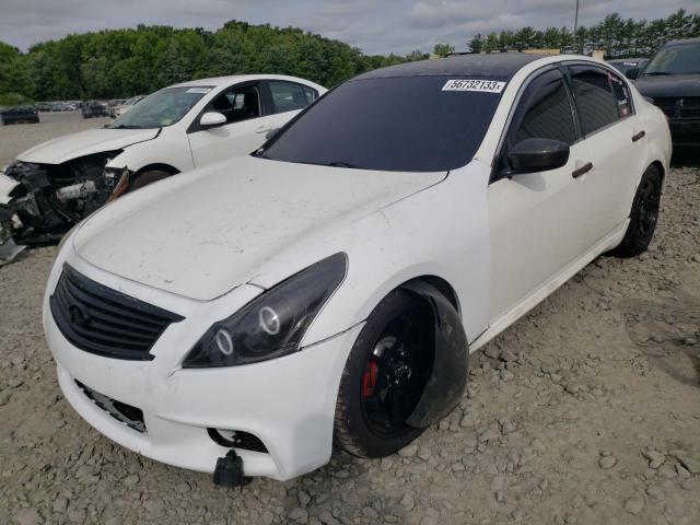 JN1CV6AR0BM409922 - 2011 INFINITI G37 WHITE photo 1