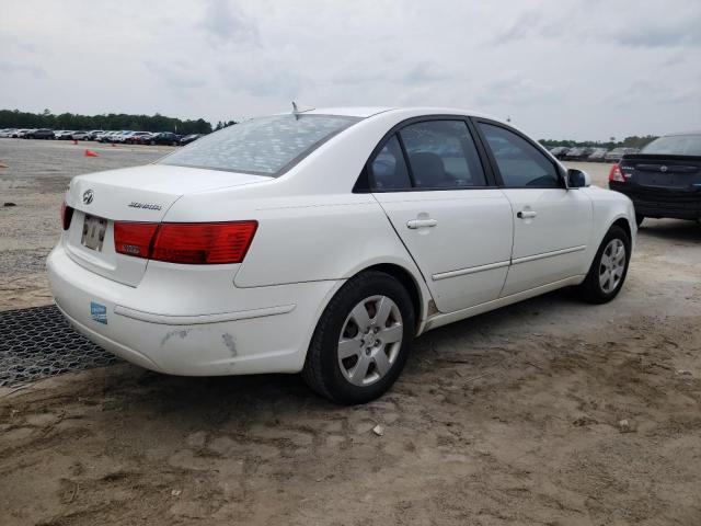 5NPET46C29H540083 - 2009 HYUNDAI SONATA GLS WHITE photo 3